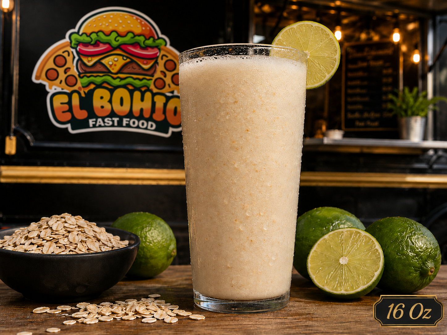 Jugo de Limón con Avena — Grande