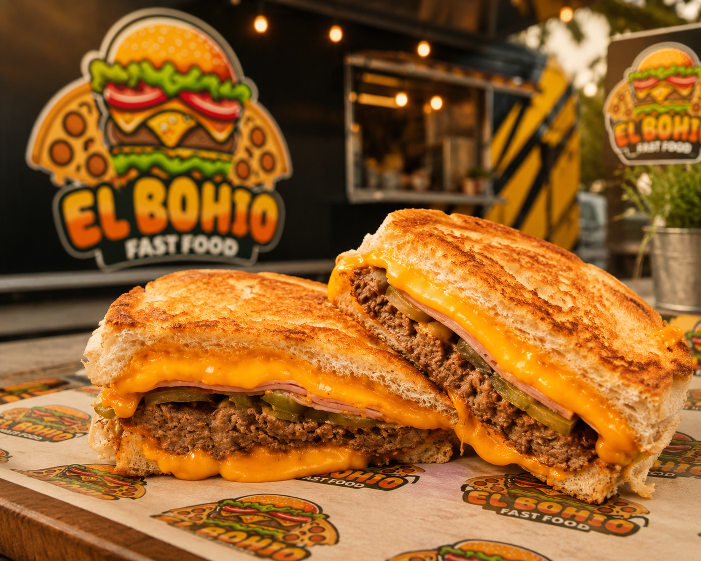 Sándwich de Res con Queso