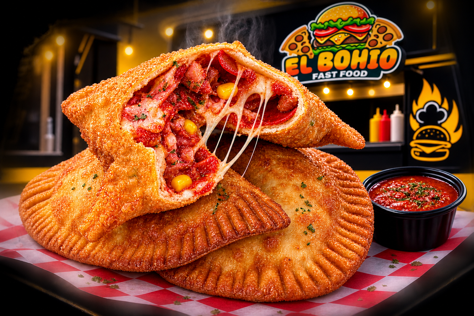 Empanada de Salsa Pizza