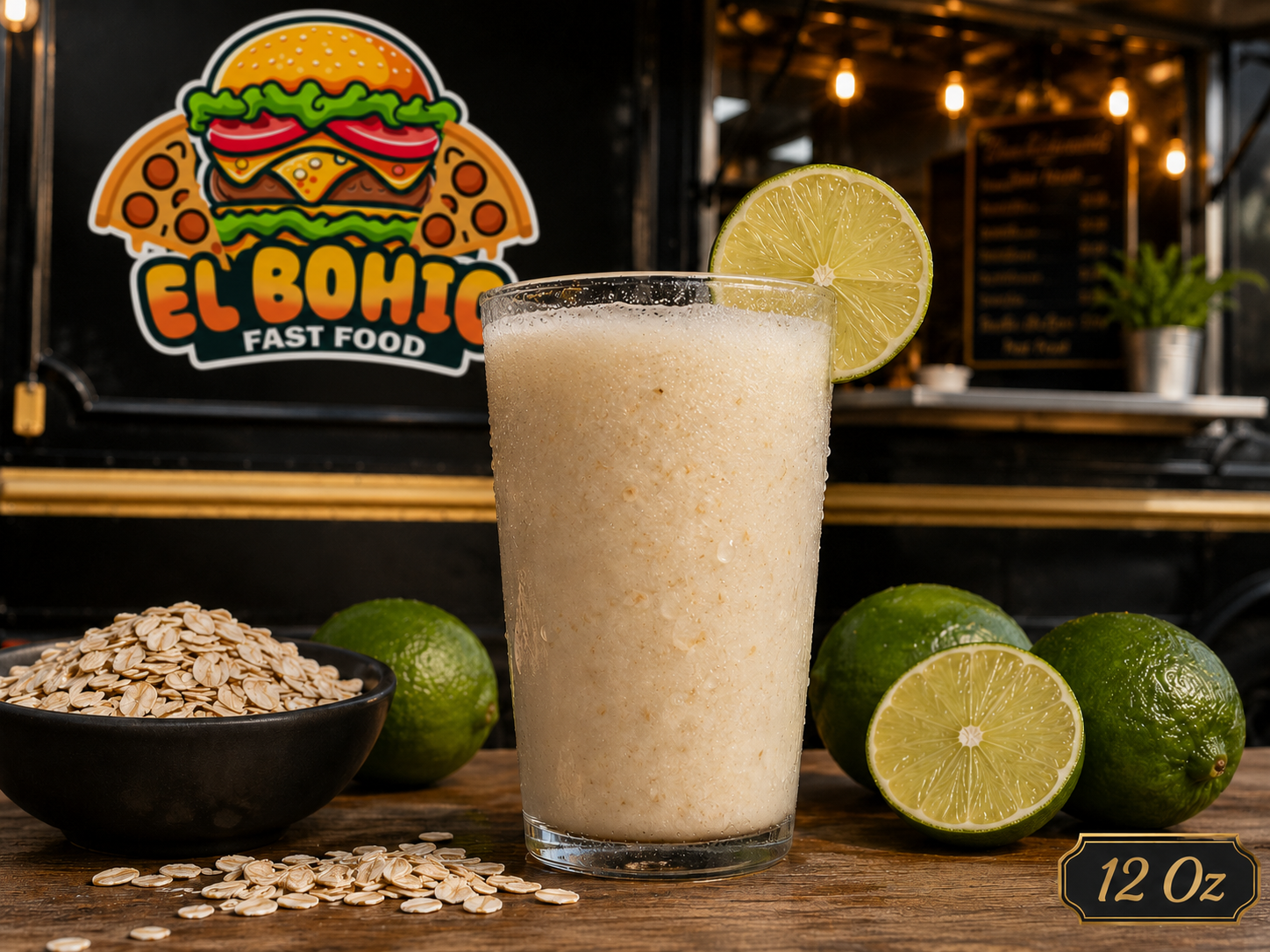 Jugo de Limón con Avena — Pequeño